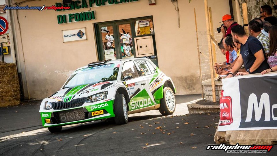 RALLY DI ROMA CAPITALE - SS2<br>#FIAERC<br>www.rallyelive.com