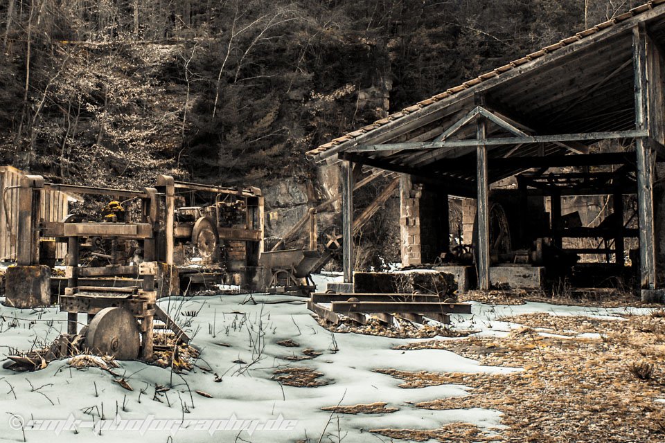 old sandstone quarry